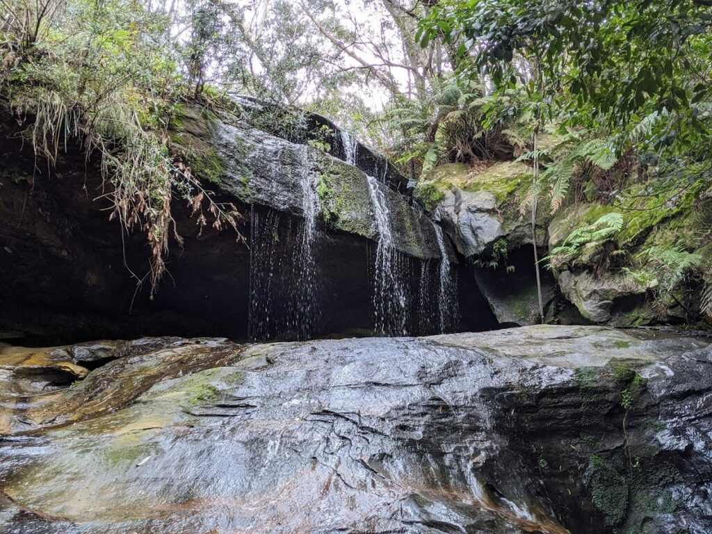 Horseshoe Falls Hazelbrook, beautiful waterfall