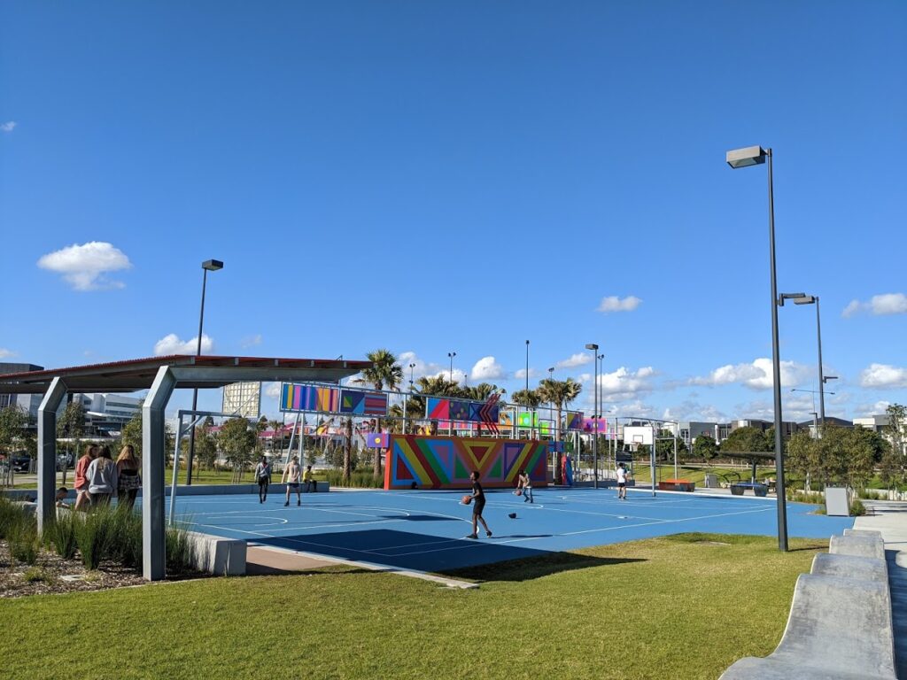 Julia Reserve Youth Precinct basketball courts