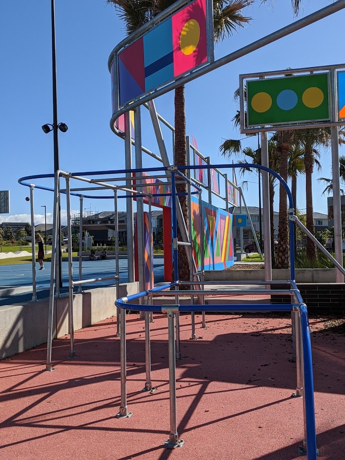 Julia Reserve Youth Precinct parkour equipment