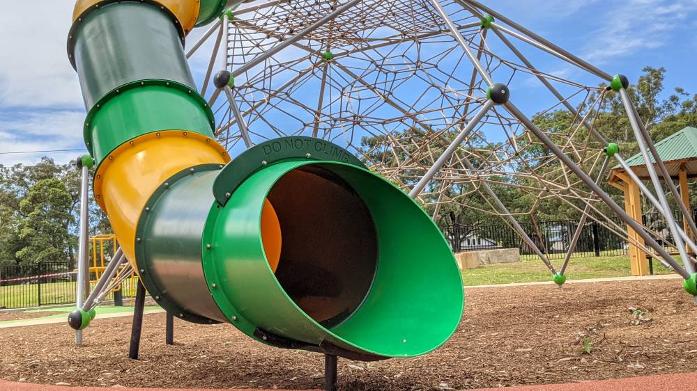 Glenbrook Park and playground slide