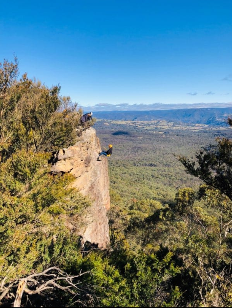 high and wild australian adventures abseiling