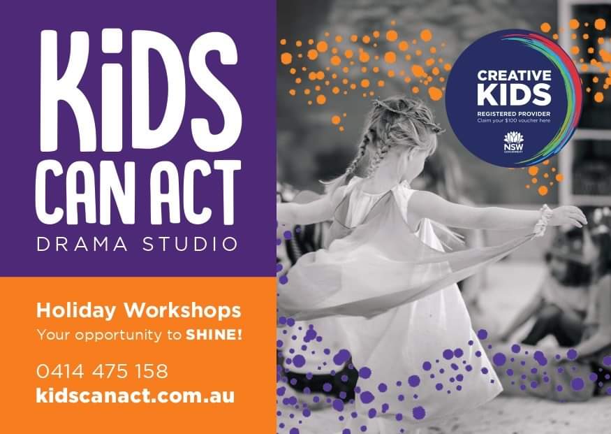 kids can act drama studo springwood and penrith drama classes Blue Mountains National Park