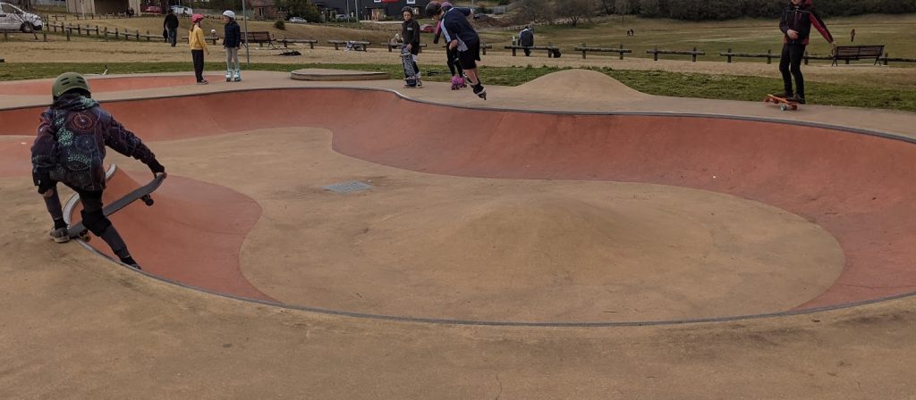 melrose junior skate park bowl