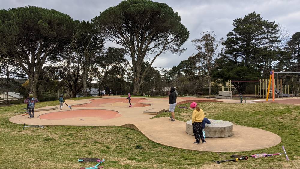 melrose junior skate park north katoomba kids skating