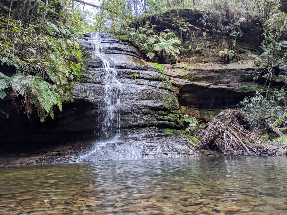 pool of siloam leura beautiful waterfall