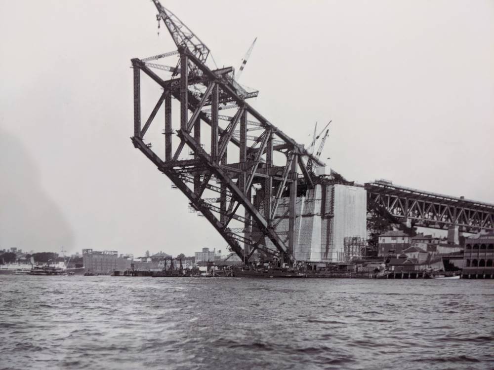 sydney harbour bridge construction