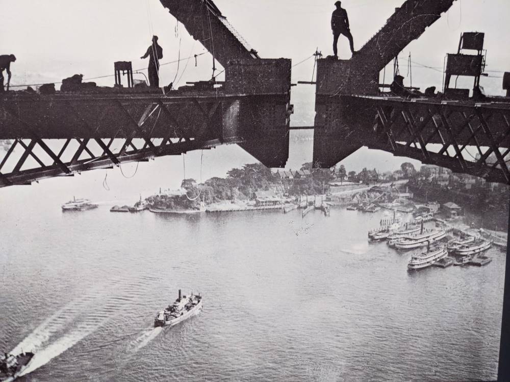 sydney harbour bridge construction