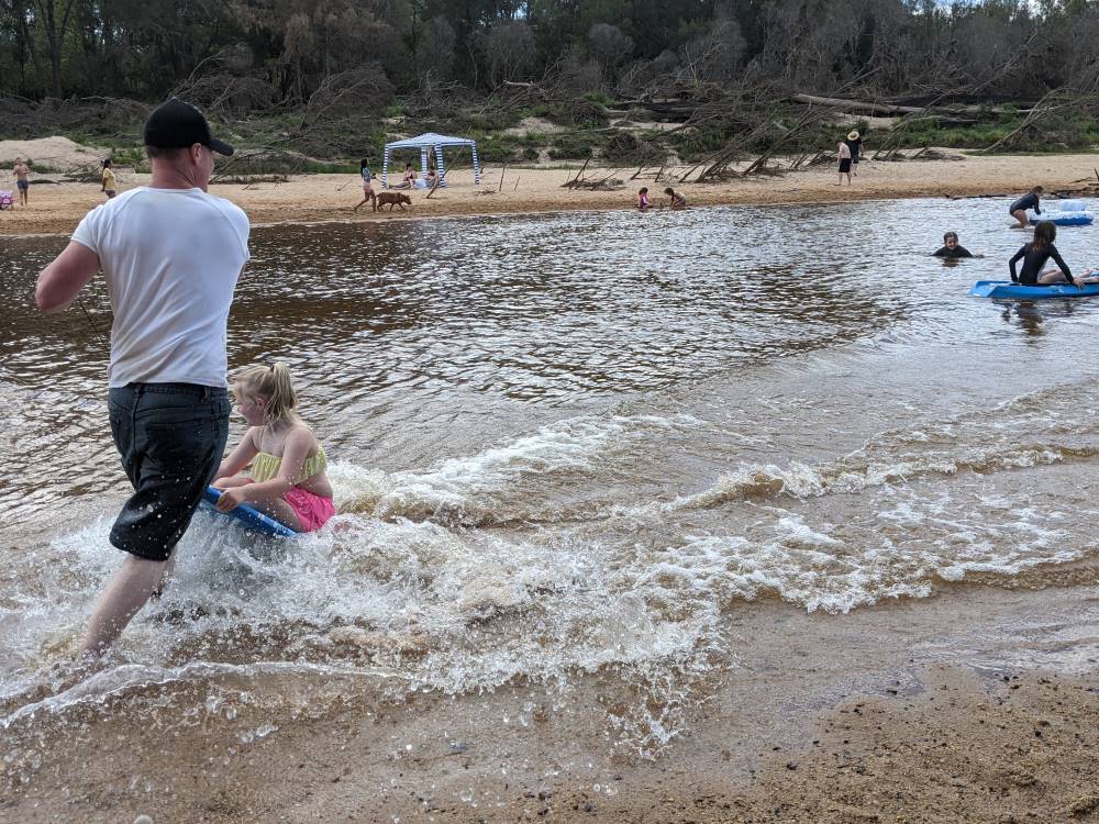 Yarramundi Reserve water play fun Blue Mountains