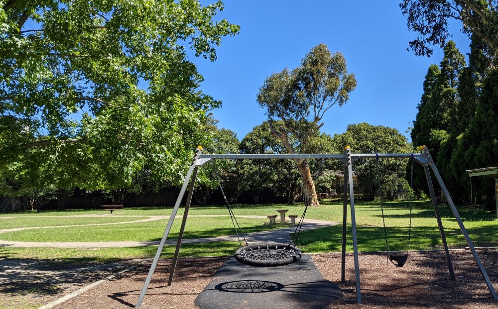 lennox park blaxland bike path