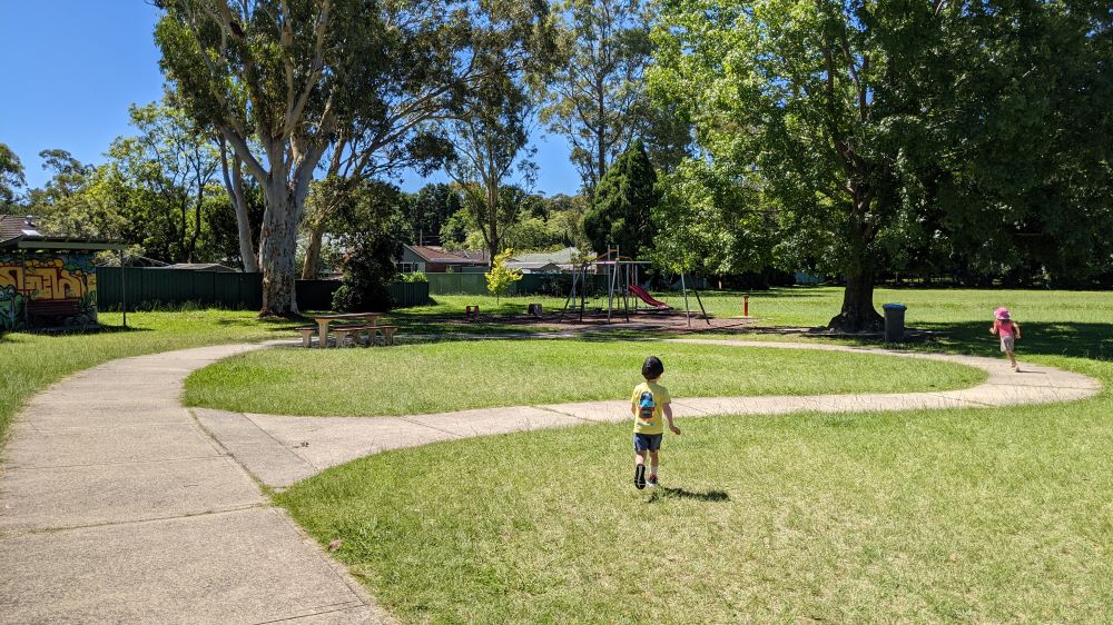 lennox park blaxland blue mountains best bike paths