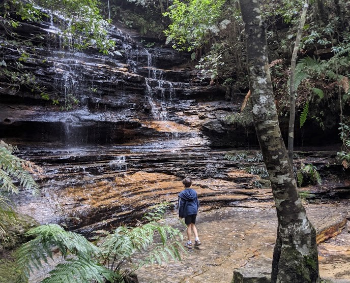 Things To Do In The Blue Mountains cool off on the five waterfalls loop track south lawson