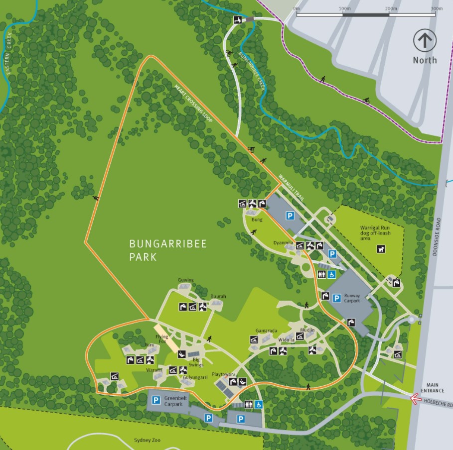 bungarribee park map