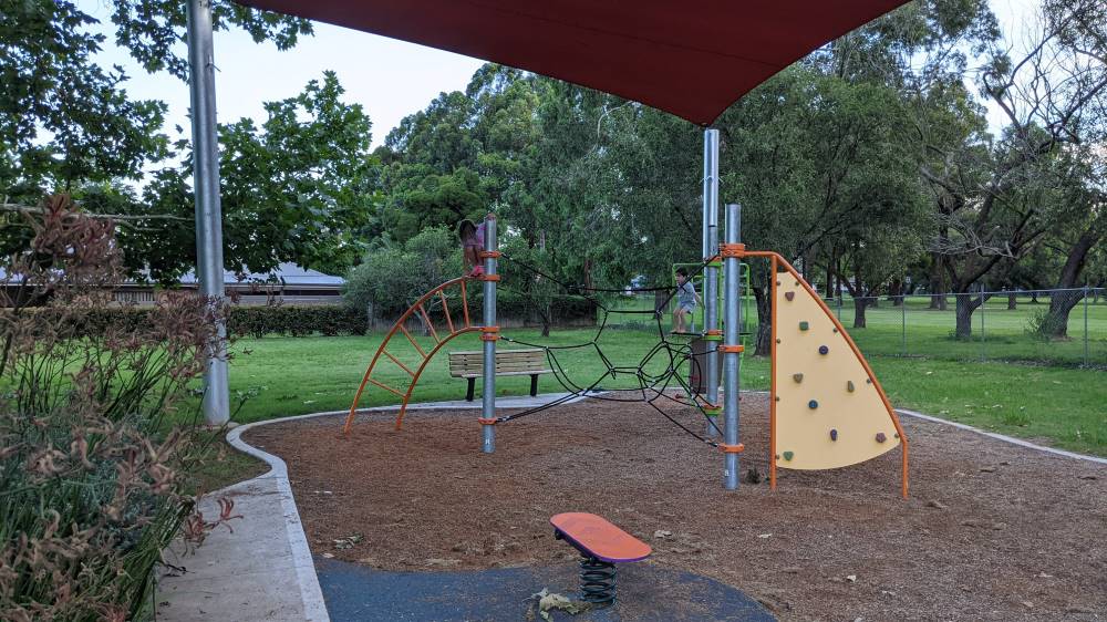 Pamela Parade Reserve Playground Leonay sideways ladder