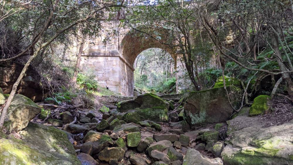 lennox bridge glenbrook with mossy rocks