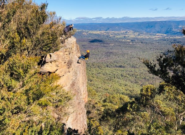 Things To Do In The Blue Mountains abseiling down boar's head with high and wild australian adventures