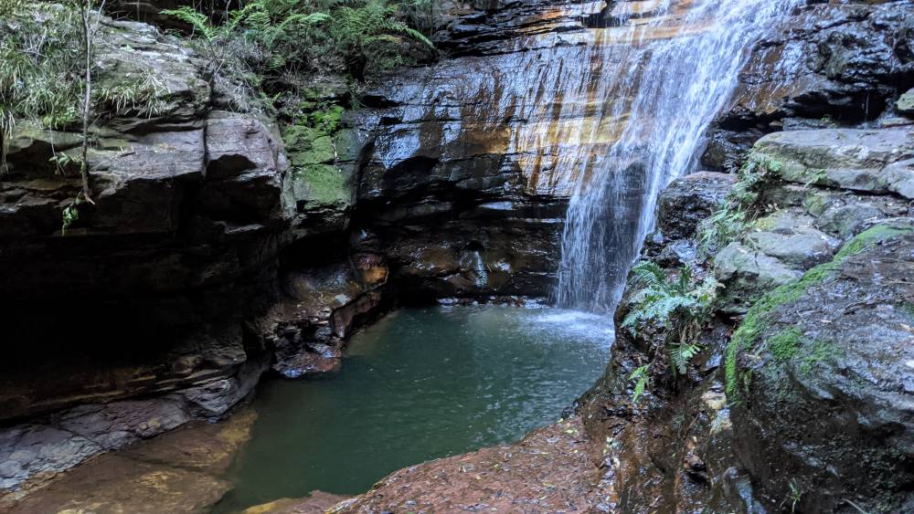 Valley of the Waters Empress Falls walk Wentworth Falls swimming waterhole