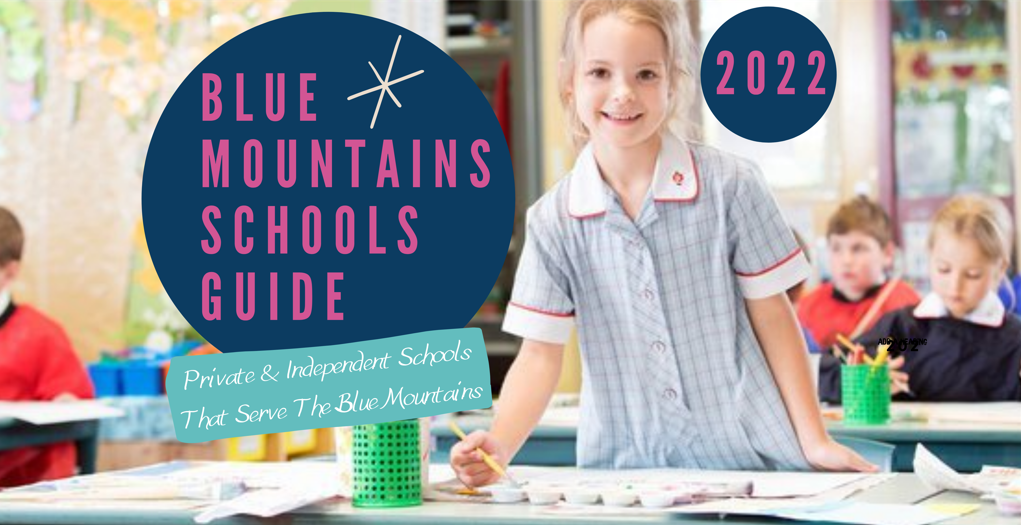 blue mountains private and independent schools guide 2022 cover design