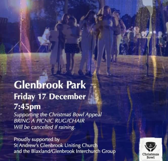 carols in the park glenbrook 2021