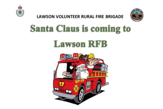 santa coming to lawson rfs