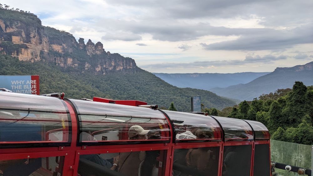 the scenic railway at scenic world blue mountains