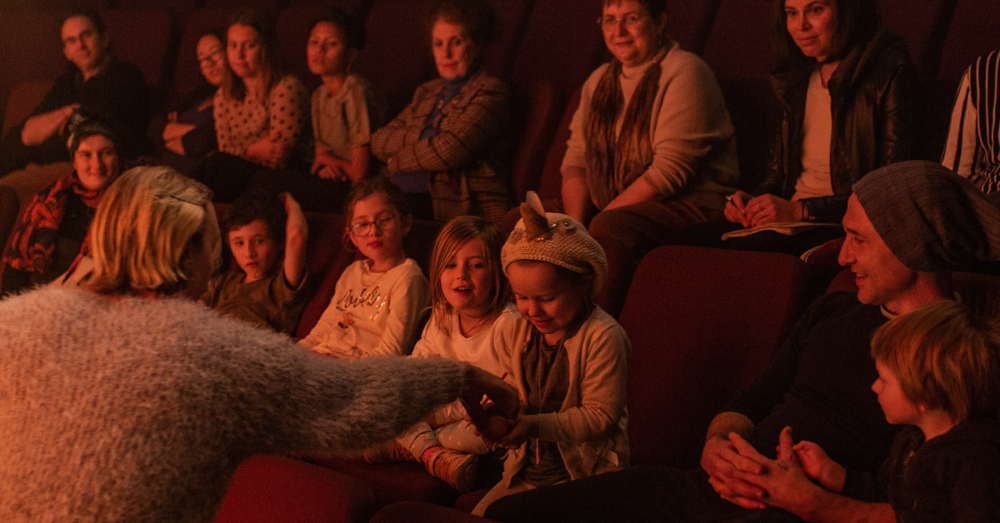 families seeing the ugliest duckling at the joan penrith