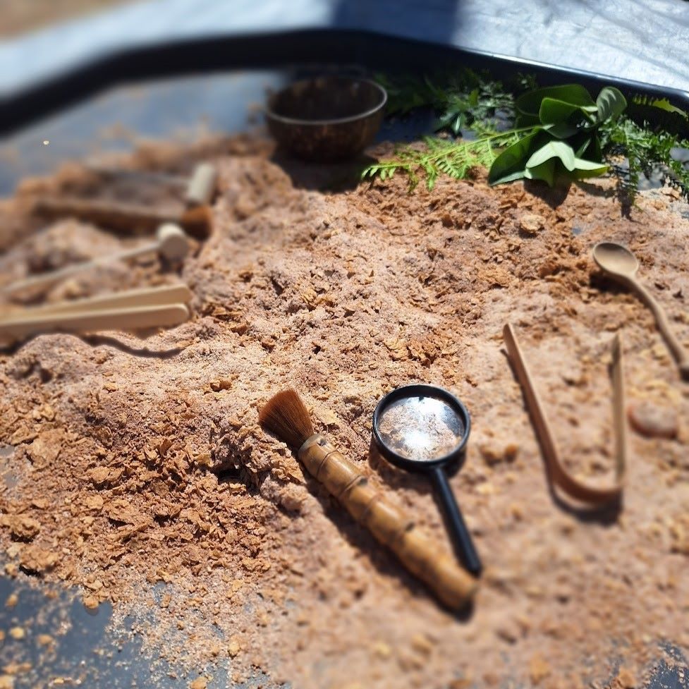 sensory garden playgroup sand play