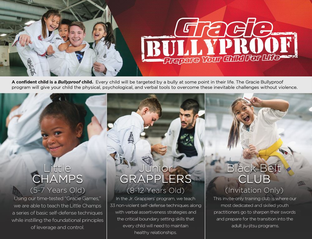 Gracie Bullyproof Lawson ju-jitsu school holidays program for kids