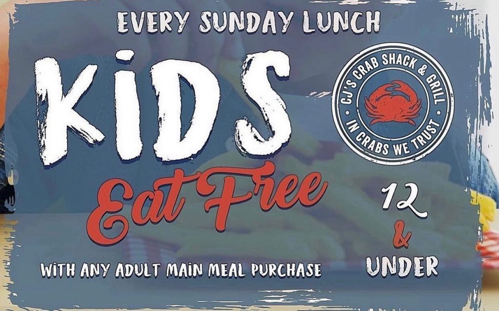 kids eat free at cj's bar and grill penrith