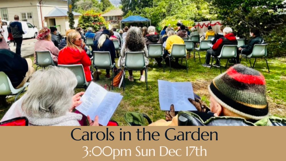 Carols in the Garden, 
Presented by St Alban's Leura