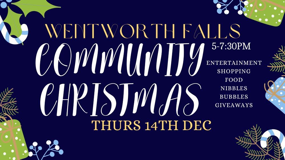Wentworth Falls Community Carols Thursday 14 December 2023 from 5 PM - 7.30 PM
